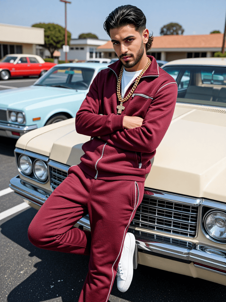 Tracksuit portrait