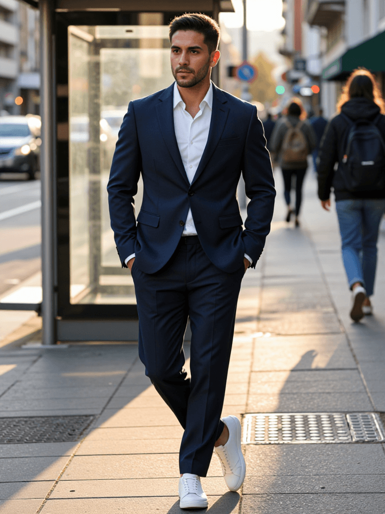 Tailored suit, urban