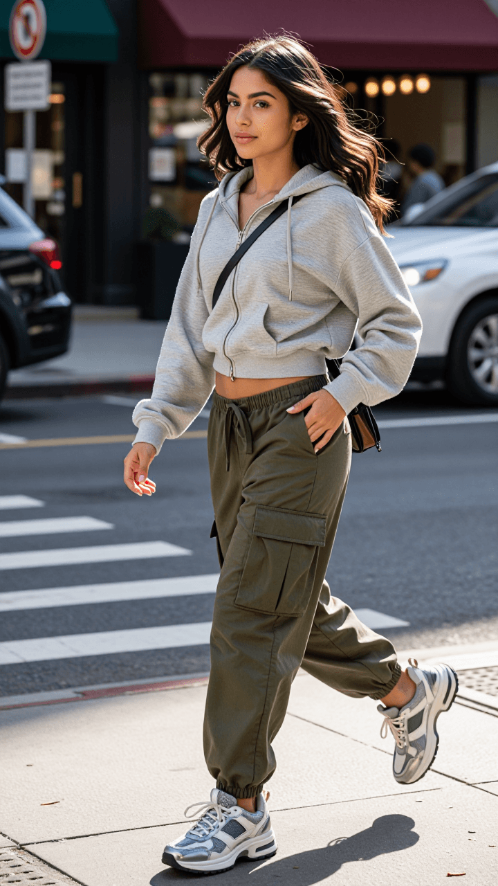 Full-body cargo and hoodie