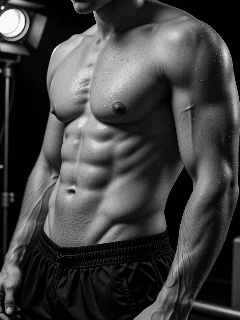 Monochrome torso study