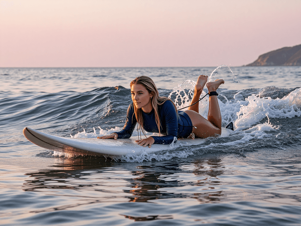 Wide surfboard line-up