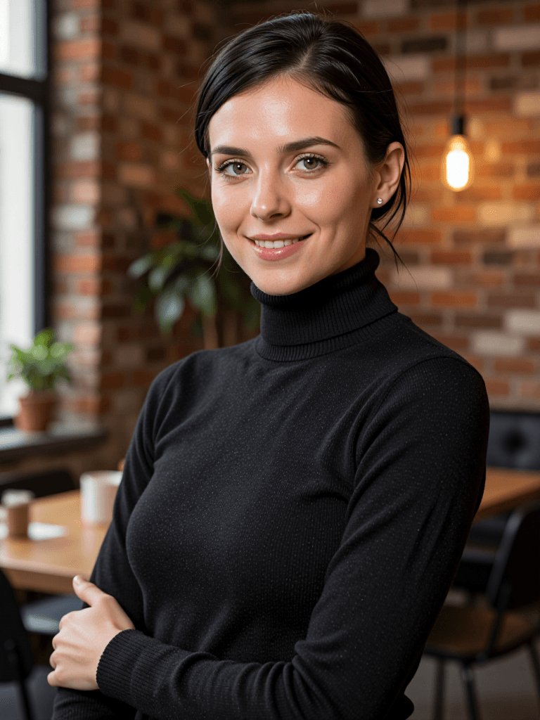 Female founder in startup space