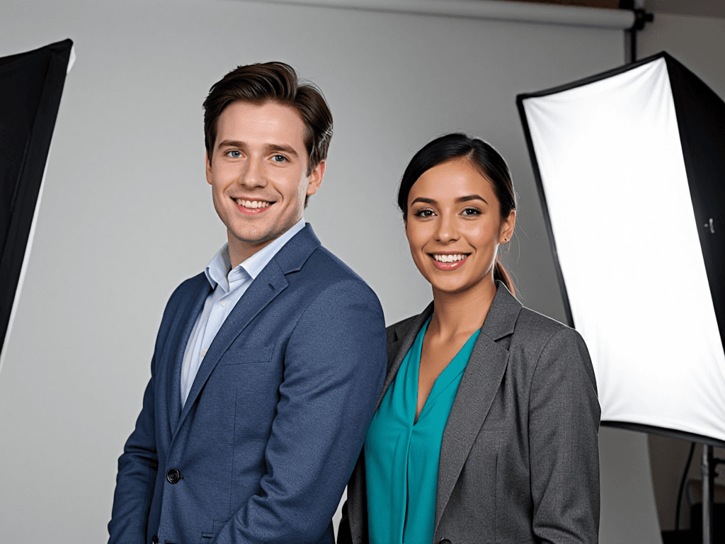 Wide studio for two