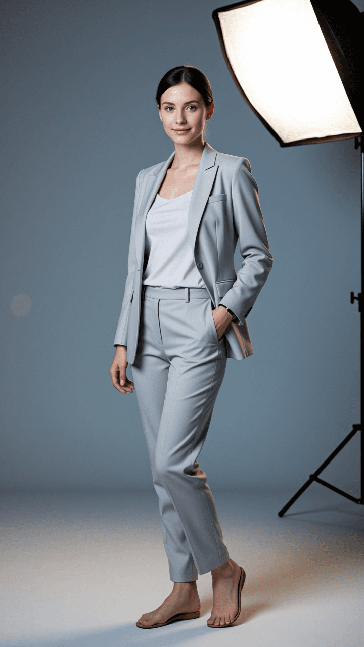 Full-body standing portrait
