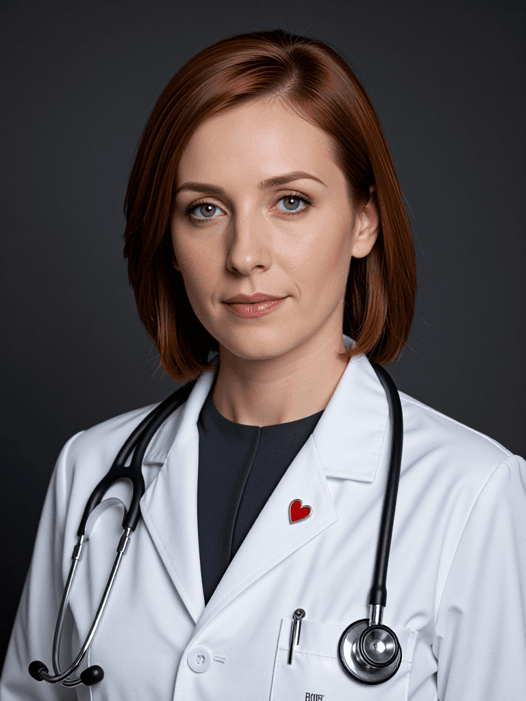 Female cardiologist
