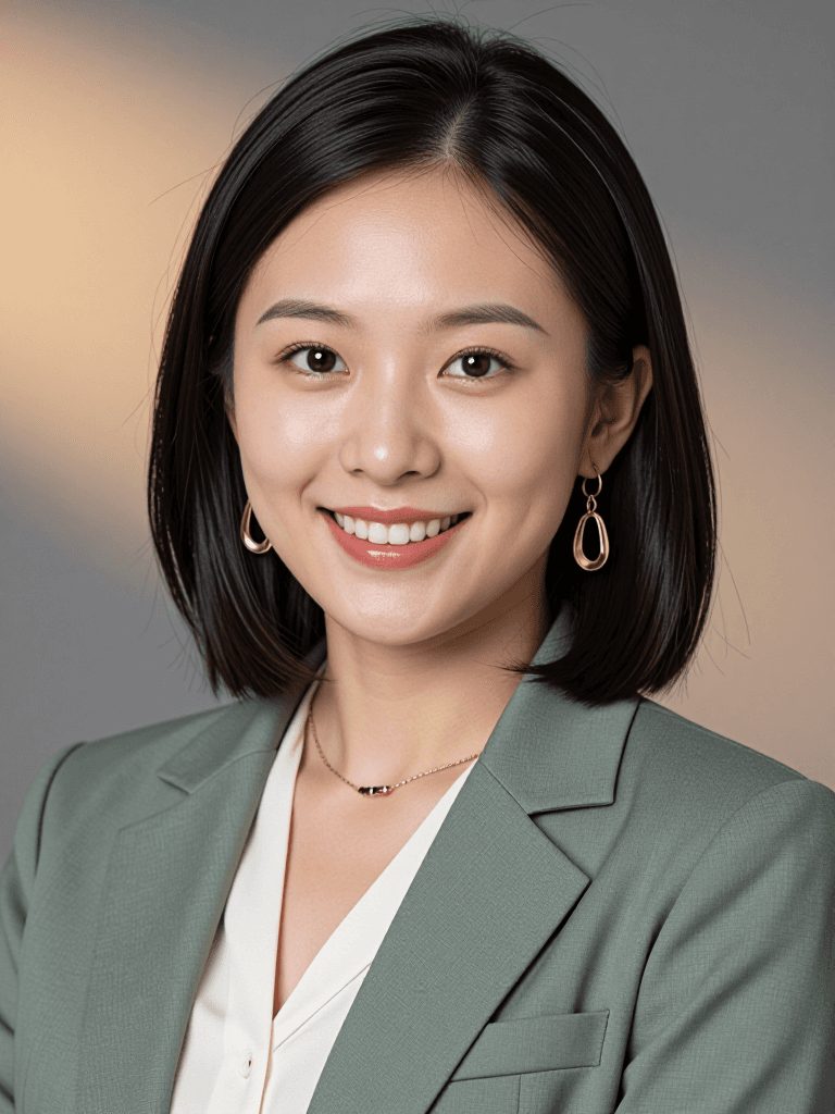 Asian female realtor