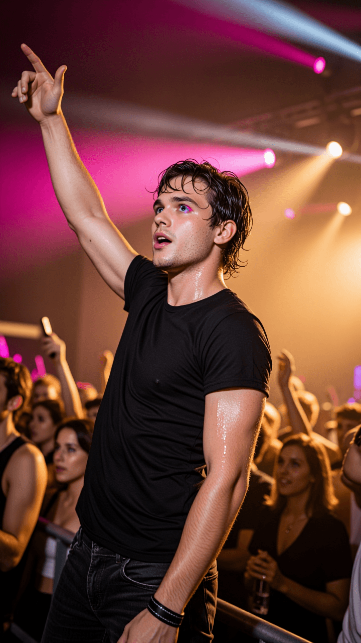 Man at concert