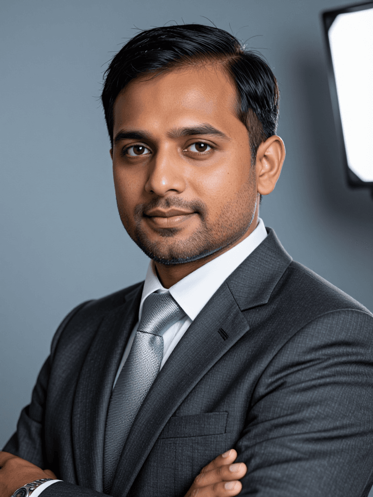 Indian male attorney