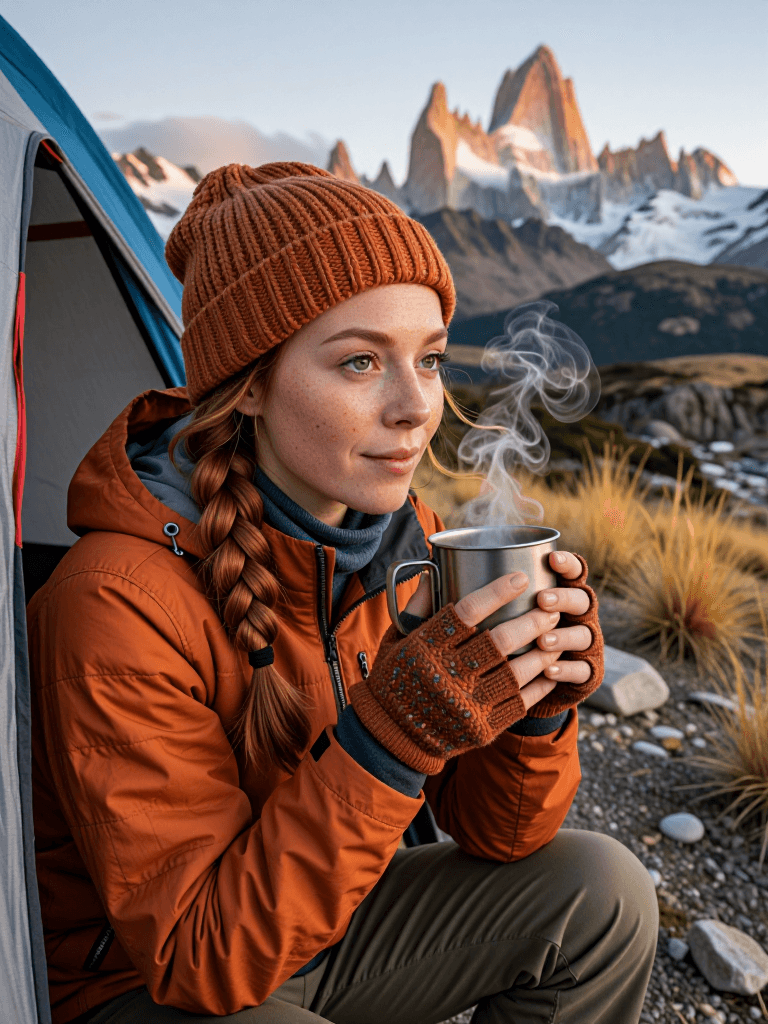Patagonia tent doorway