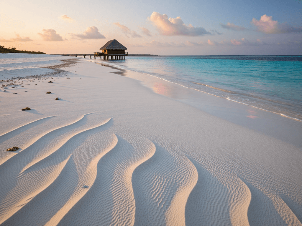 Wide beach panorama